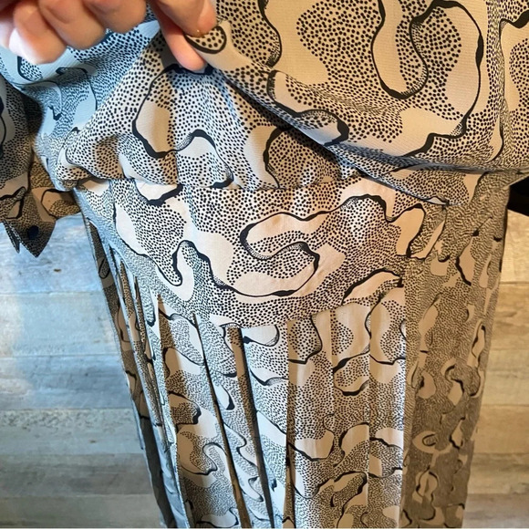 Vintage Camillia women’s taupe drop  waist‎ dress in size 10 - Picture 7 of 13